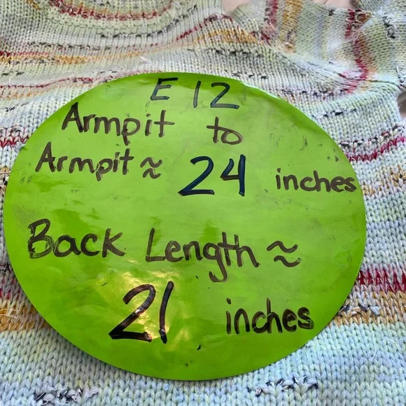 Anthropologie Sweater Elysa Cropped Turtleneck Sweater Knit Multi Colored Winter - Picture 10 of 10